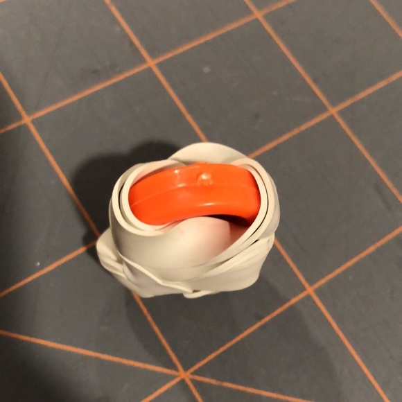 NWOT 7. new orange waterproof swimming nose plugs on elastic - Picture 4 of 13